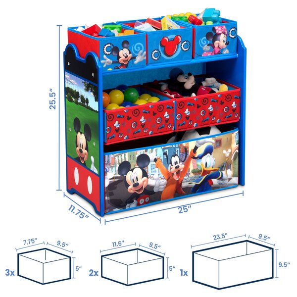 disney mickey mouse toy organizer